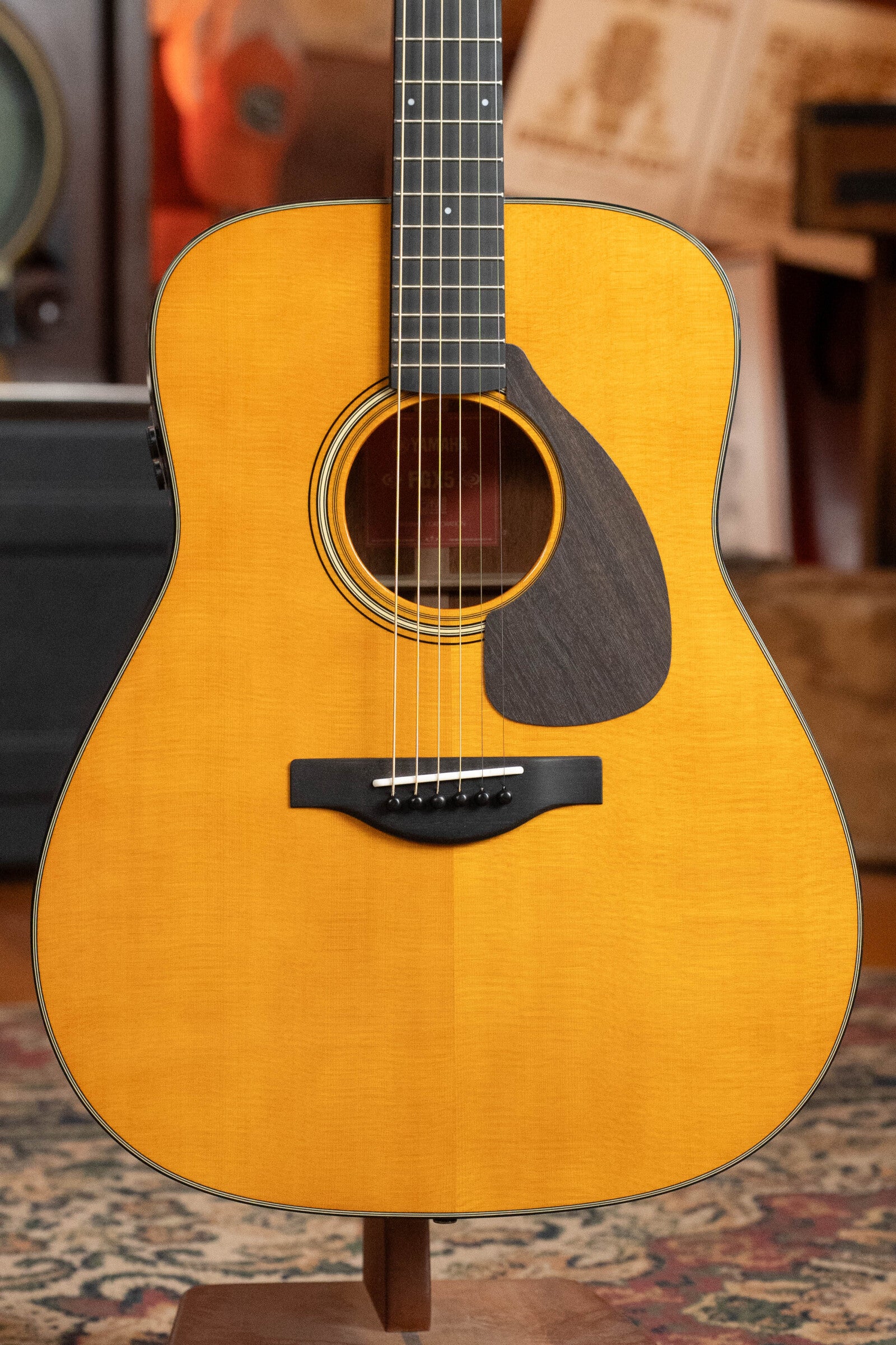 Yamaha FGX5 GL Gloss Spruce/Mahogany Red Label Dreadnought Guitar w/Electronics #325A