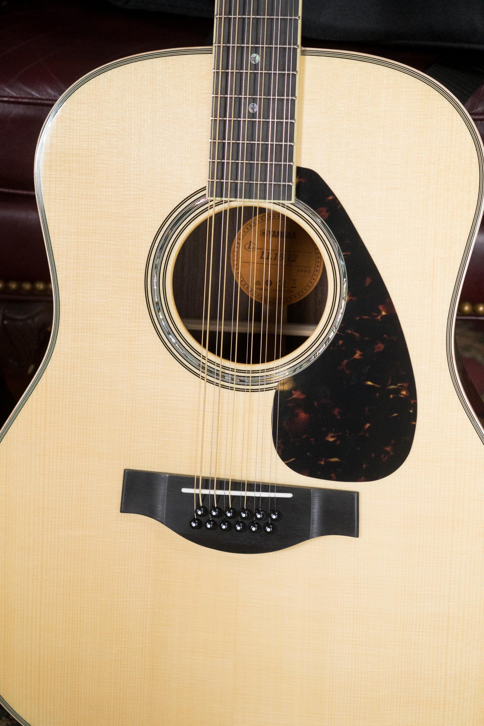 Yamaha LL16-12HB ARE LL Series Engelmann/Rosewood 12-String Guitar w/ SRT Zero Impact Pickup #0501