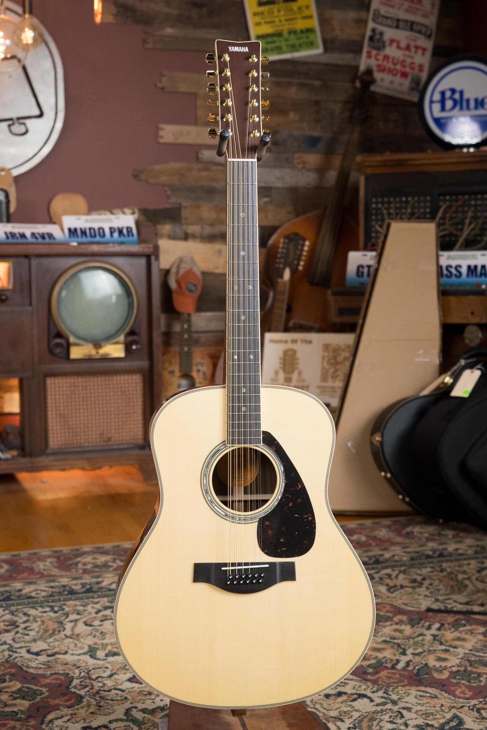 Yamaha LL16-12HB ARE LL Series Engelmann/Rosewood 12-String Guitar w/ SRT Zero Impact Pickup #0501