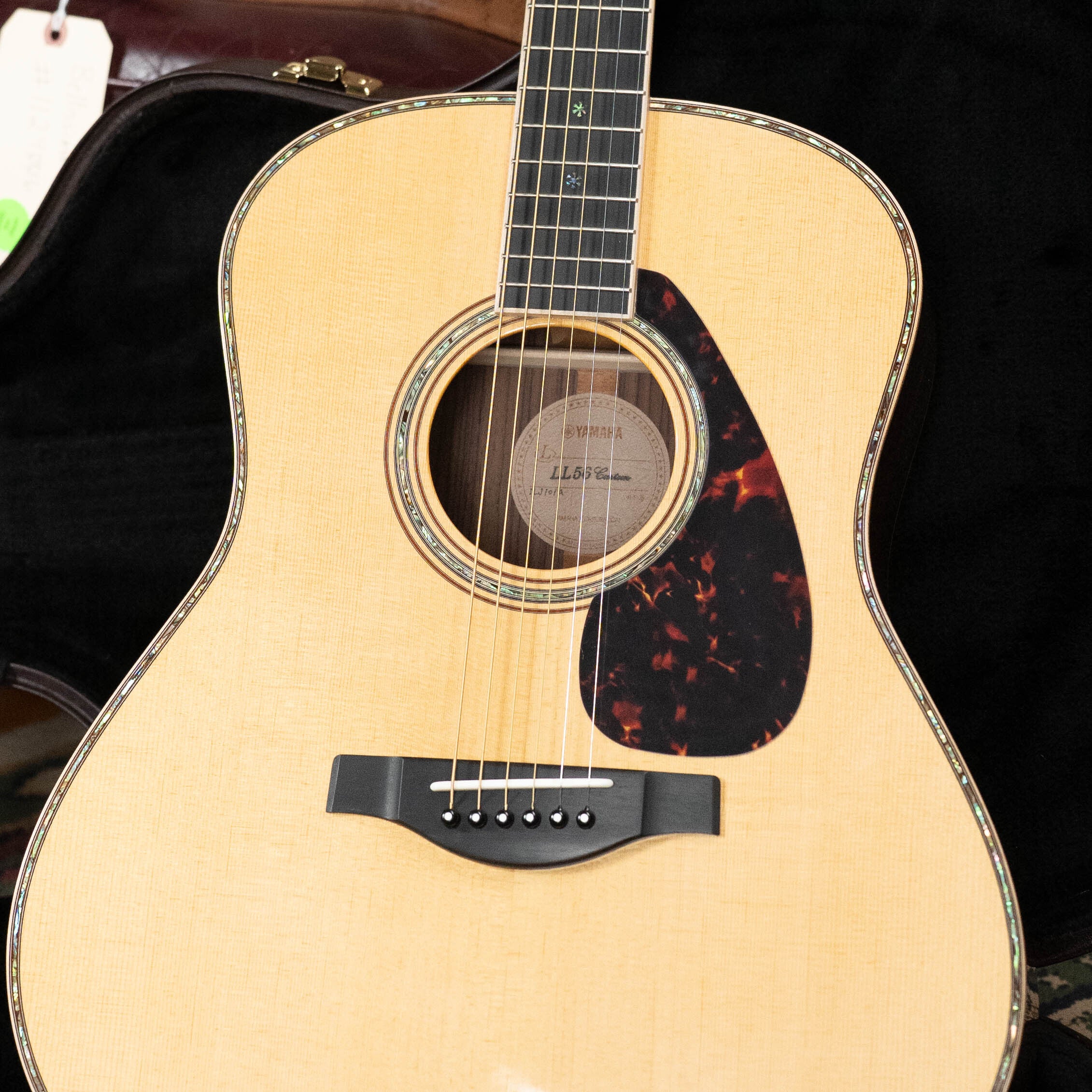 Yamaha LL56 A.R.E Engelmann Spruce/Indian Rosewood Slope Shoulder Dreadnought Acoustic Guitar #101A