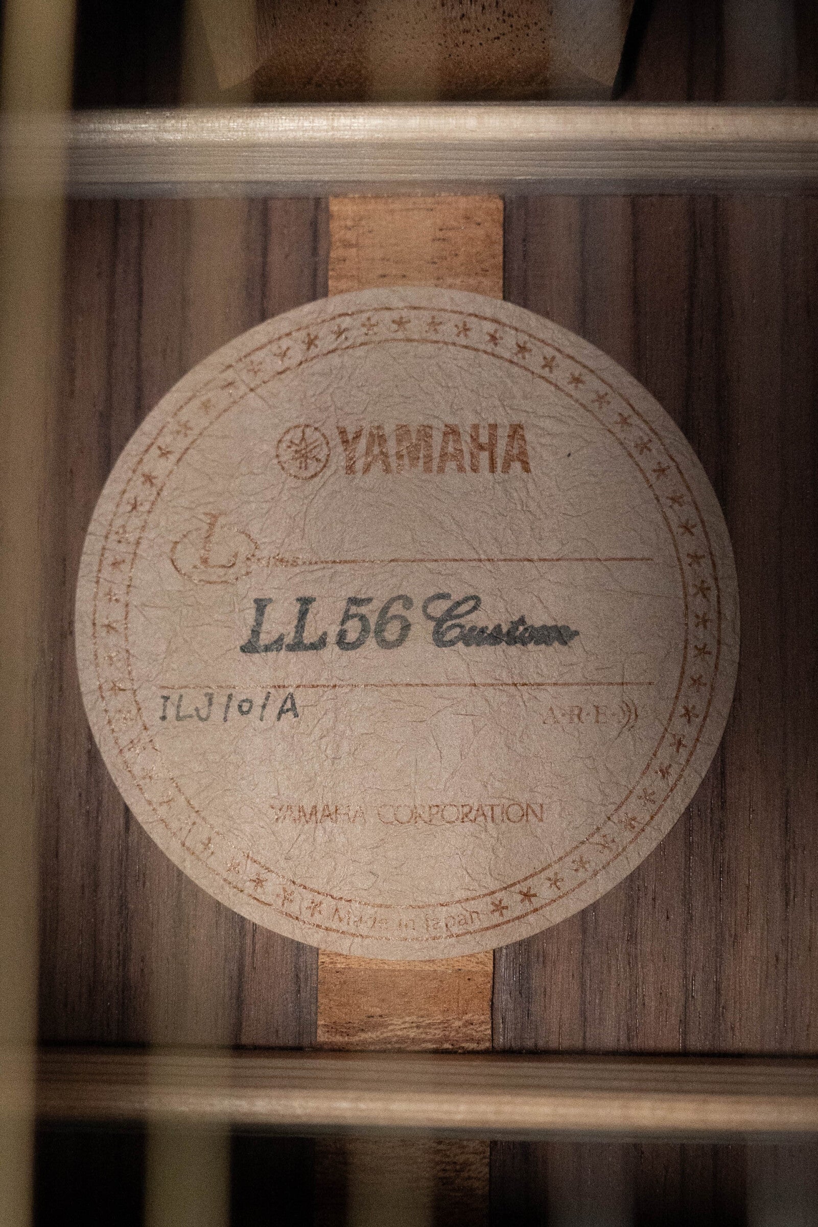 Yamaha LL56 A.R.E Engelmann Spruce/Indian Rosewood Slope Shoulder Dreadnought Acoustic Guitar #101A