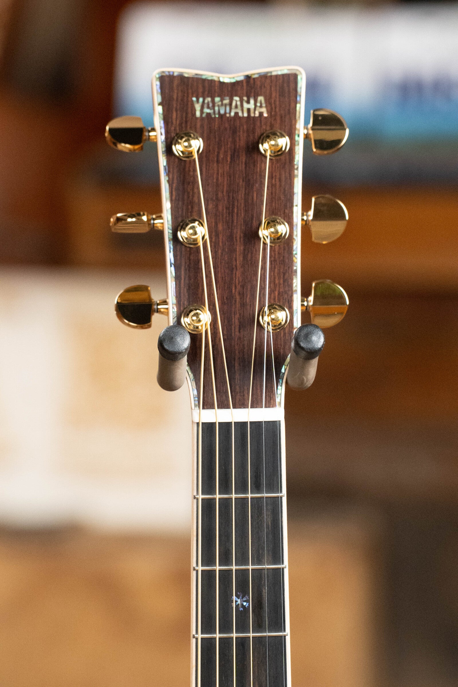 Yamaha LL56 A.R.E Engelmann Spruce/Indian Rosewood Slope Shoulder Dreadnought Acoustic Guitar #101A