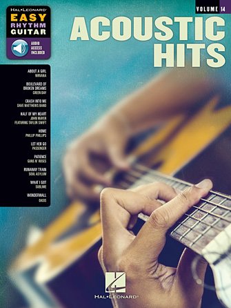Acoustic Hits Easy Rhythm Guitar Series Volume 14 (HL00130383)