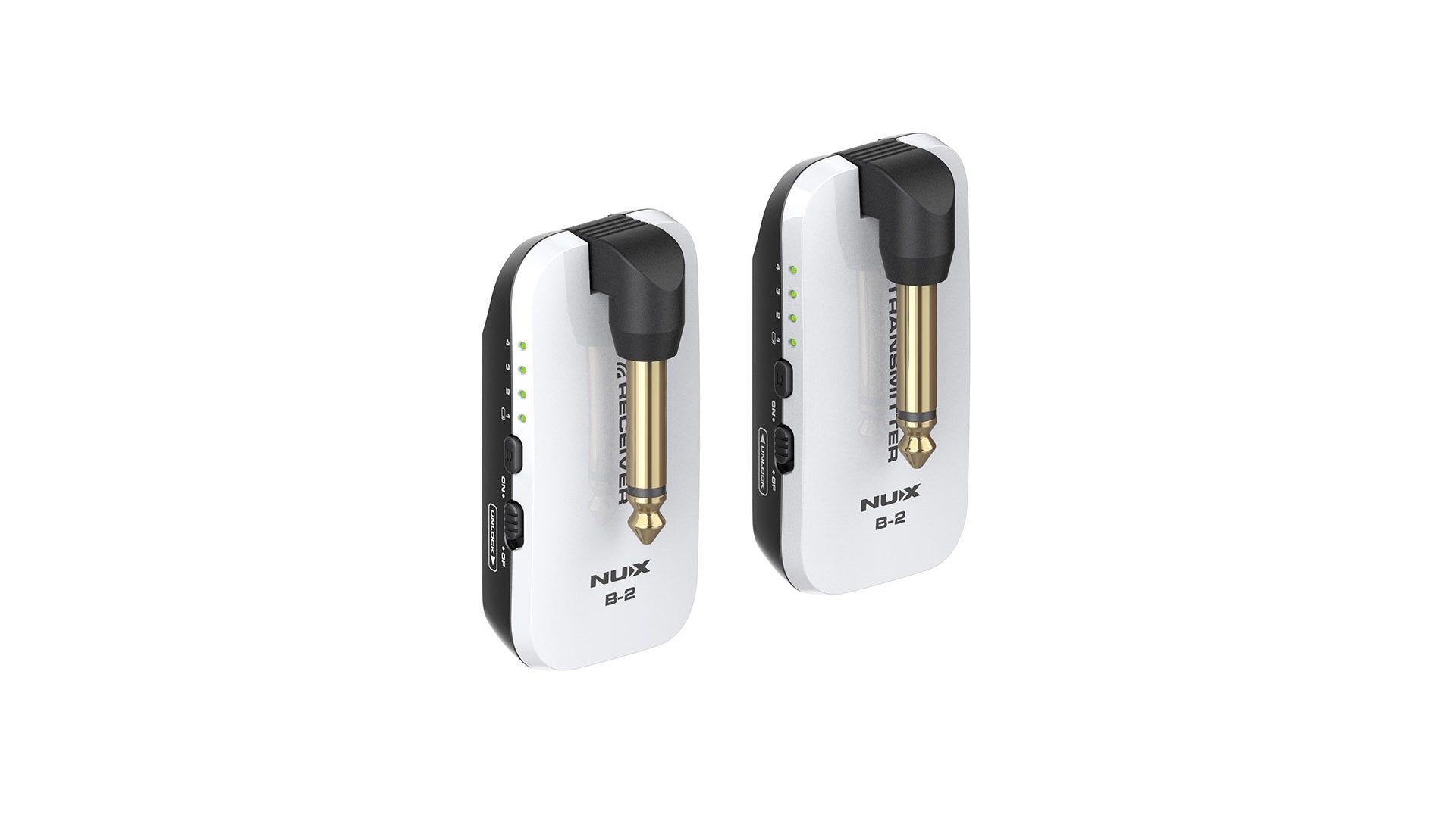 NUX B-2 Wireless Guitar System for Acoustic or Electric (White)