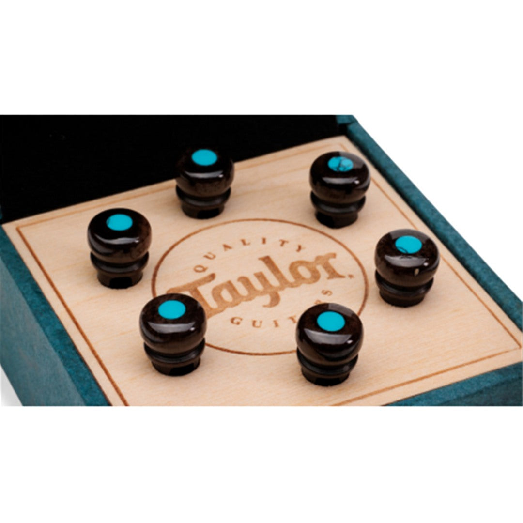 Taylor Bridge Pin Set, Bone, Brown w/Turquoise