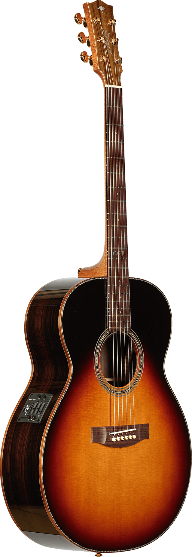 *PRE-ORDER DEPOSIT ONLY* Maton Master Built T.E. Personal Jumbo Spruce/Rosewood Sunburst Guitar w/Pickup