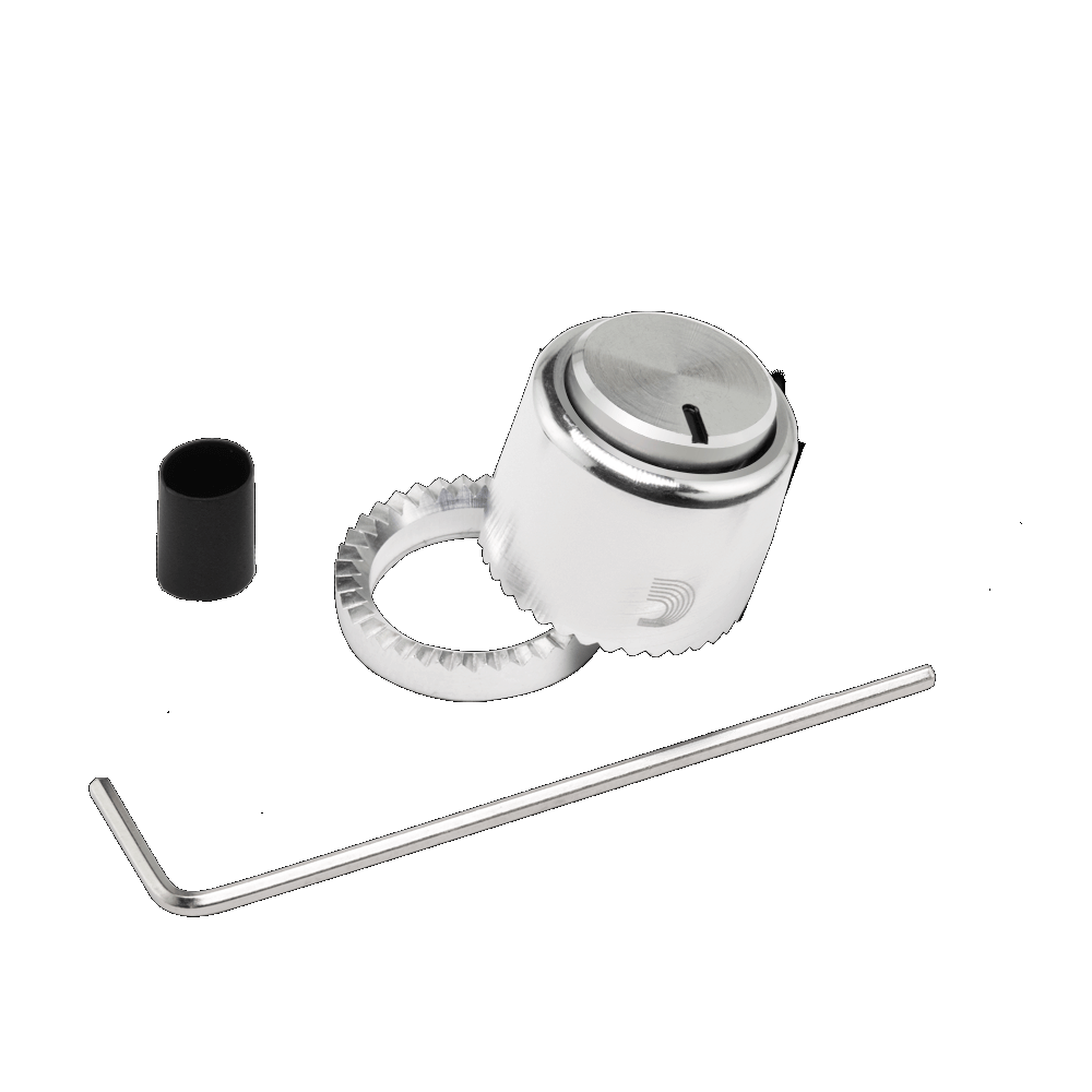 D'Addario Loknob Pro (Large Silver Metal Knob)