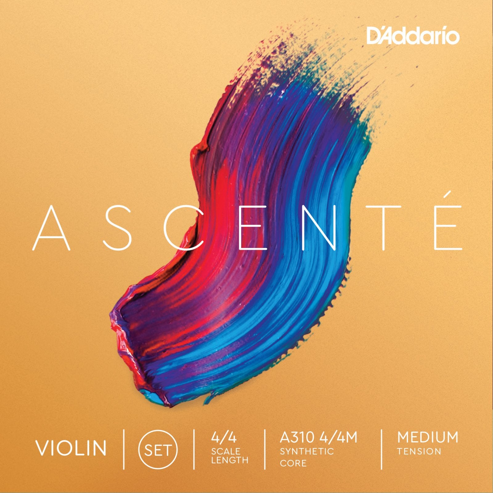 D'Addario A310 4/4M Ascente Violin String Set Medium