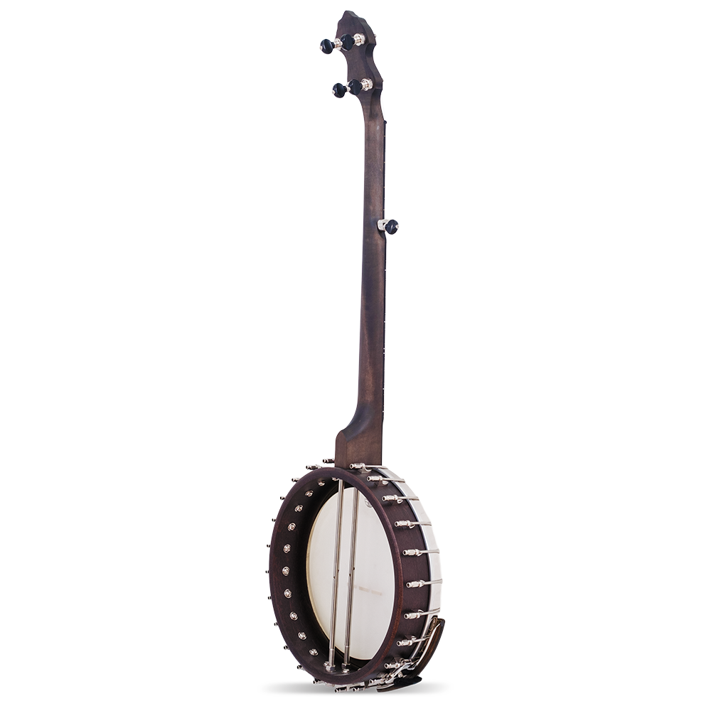 Deering Vega Avett Star Signature Banjo - full rear angled