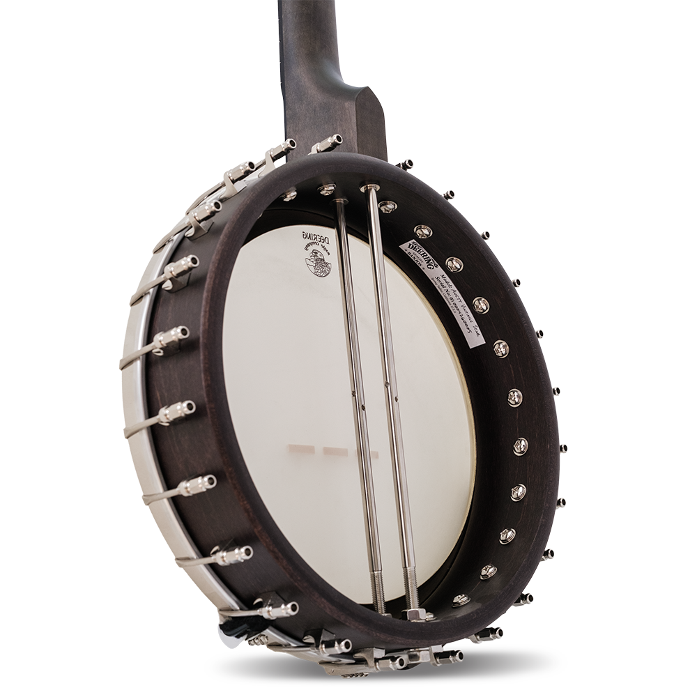 Deering Vega Avett Star Signature Banjo - rear pot serial detail