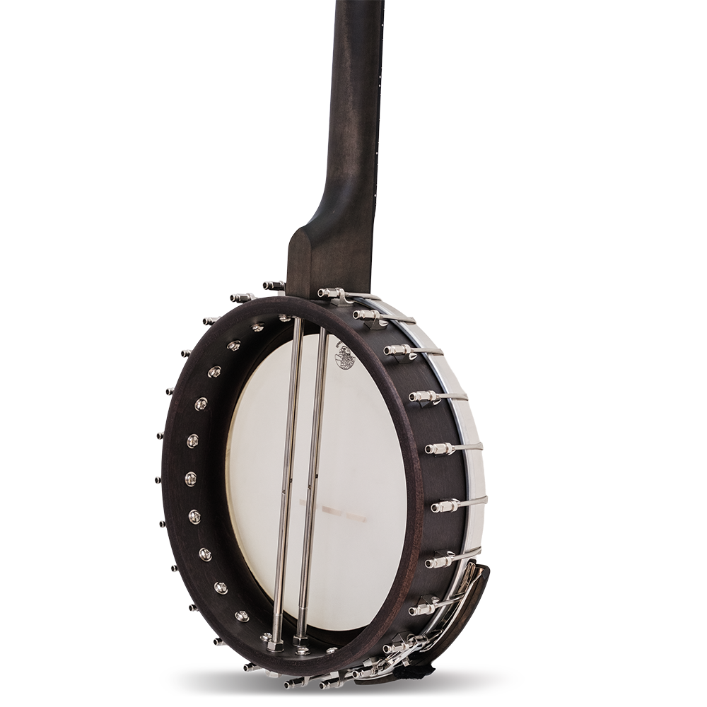 Deering Vega Avett Star Signature Banjo - rear rim and neck