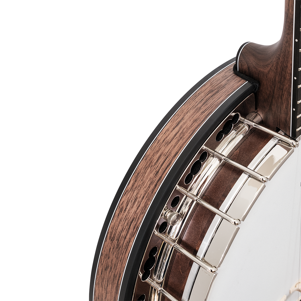 Deering Scott Avett Truth Signature Banjo - resonator sidewall and flange