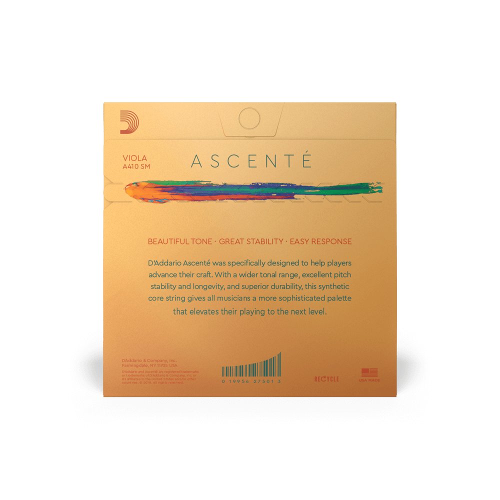 D'Addario Ascente A410 SM Short Scale Viola Strings