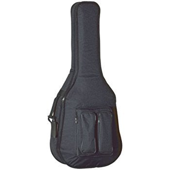 The Guardian Deluxe Aco/Ele Bass Guitar Bag (CG-400-AB) by Guardian features high-density padding, two front zippered pockets, a side carrying handle, and detachable shoulder straps for secure, comfortable bass transport.