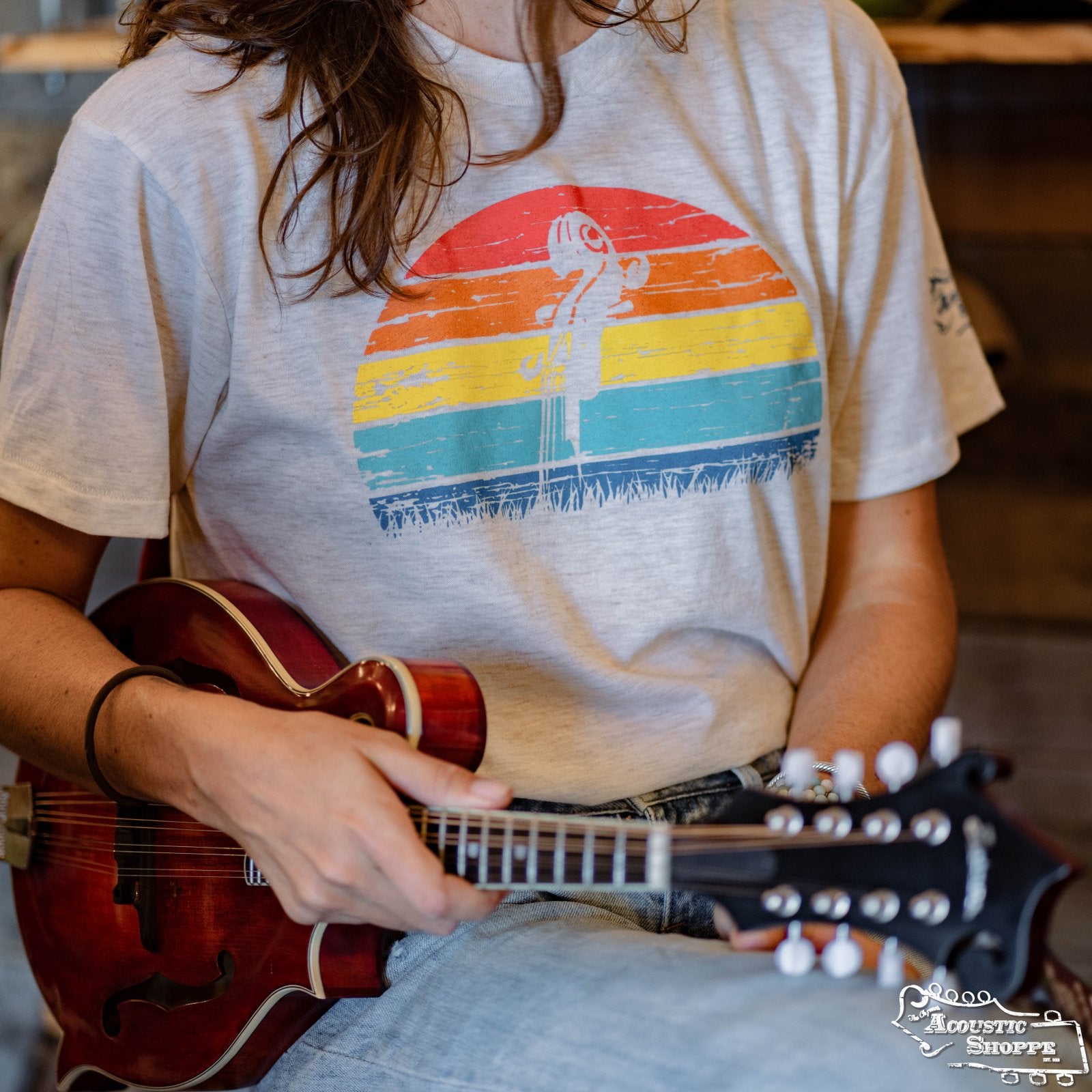 TAS Violin Headstock Design T-Shirt