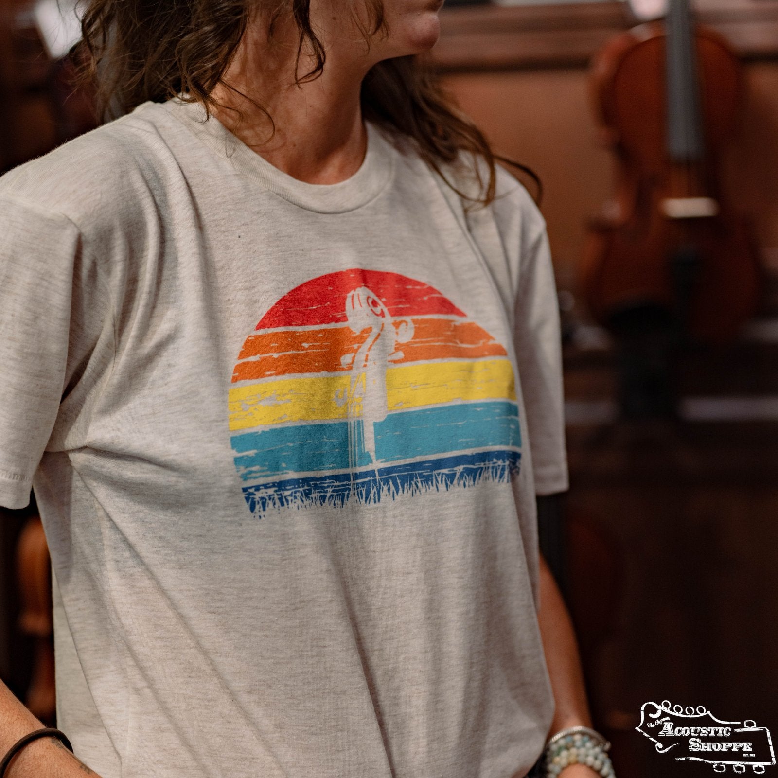 TAS Violin Headstock Design T-Shirt