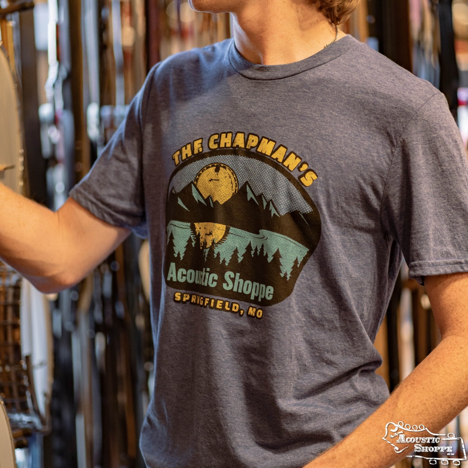 TAS Banjo Lake Heathered Blue T-Shirt