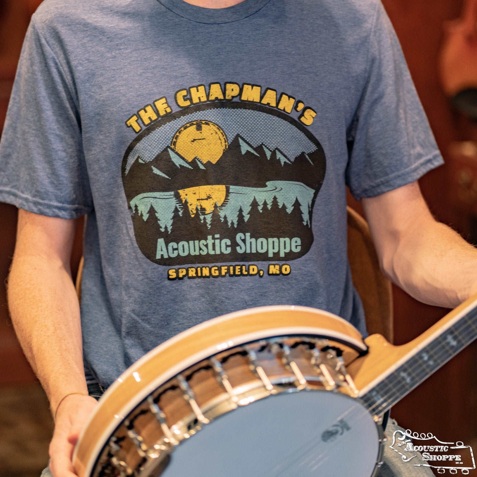 TAS Banjo Lake Heathered Blue T-Shirt