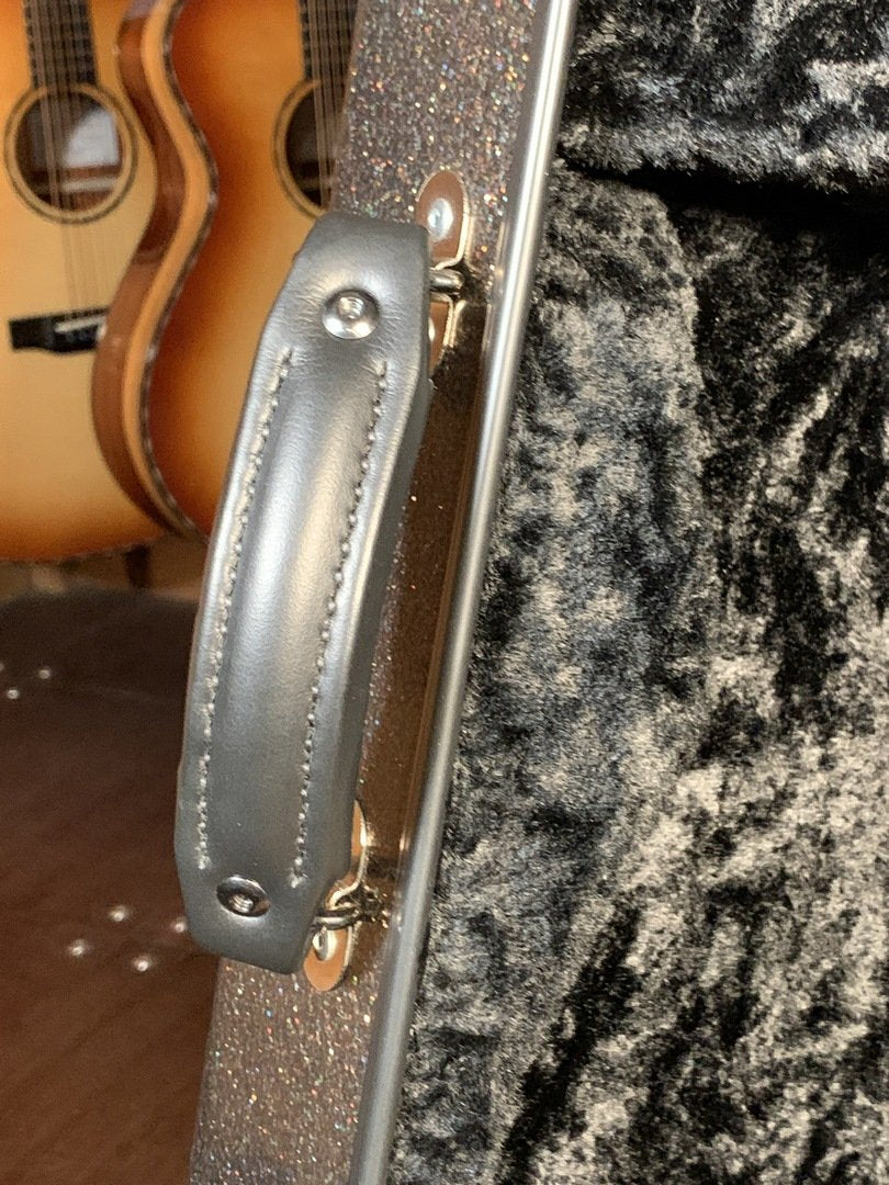 Calton Mandolin Deluxe, F Style, Smooth Glitter Finish: Fool's Gold Exterior/Black Interior