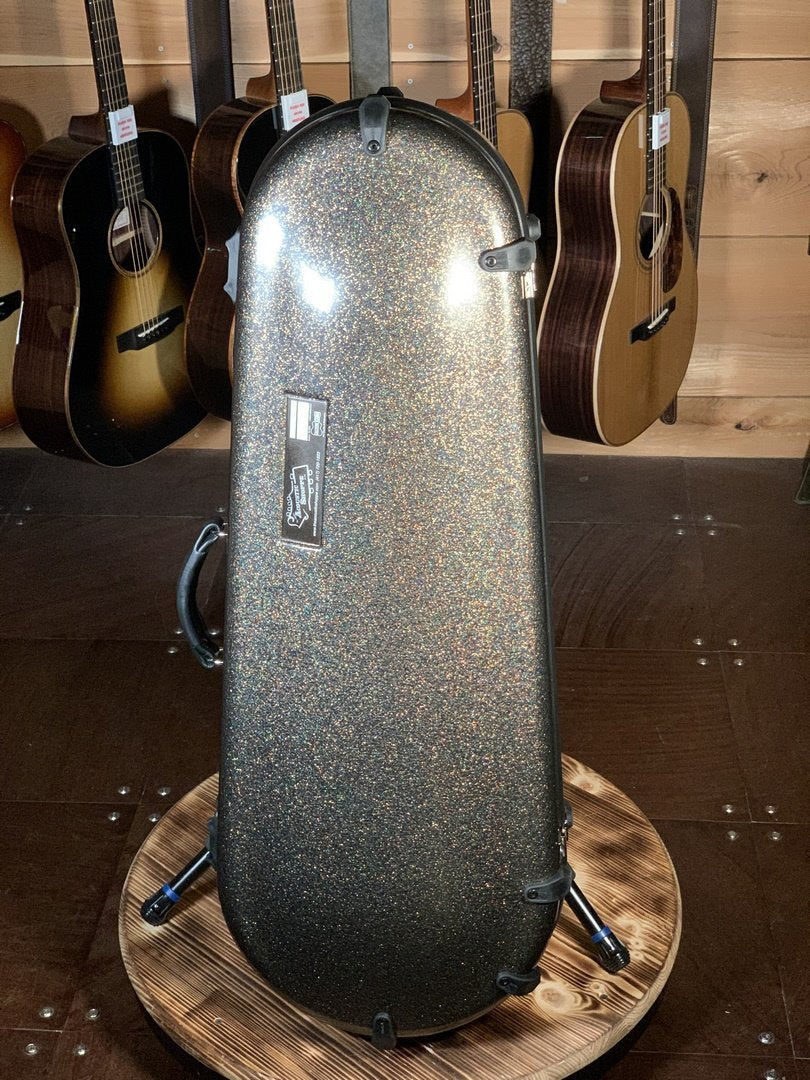 Calton Mandolin Deluxe, F Style, Smooth Glitter Finish: Fool's Gold Exterior/Black Interior