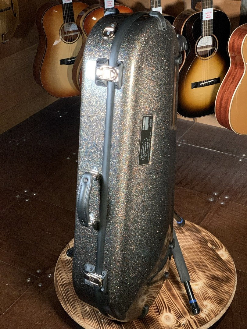 Calton Mandolin Deluxe, F Style, Smooth Glitter Finish: Fool's Gold Exterior/Black Interior