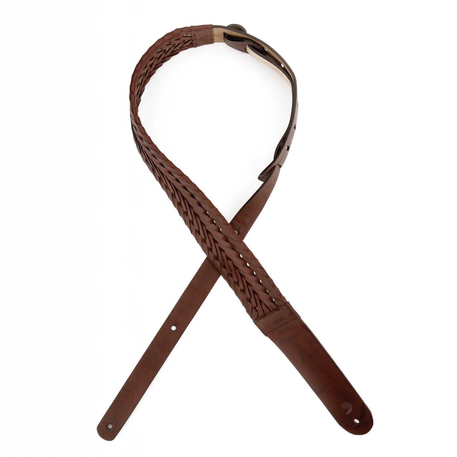 D'Addario/Planet Waves Braided Leather Guitar Strap L25S1501