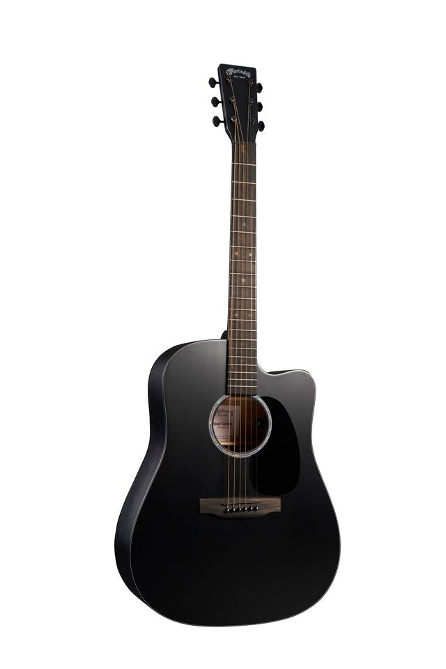 PRE-ORDER DEPOSIT ONLY *New 2026 NAMM Model* Martin DC-10E Modern Black Road Series Spruce/Sapele Cutaway Dreadnought Guitar w/Martin Electronics