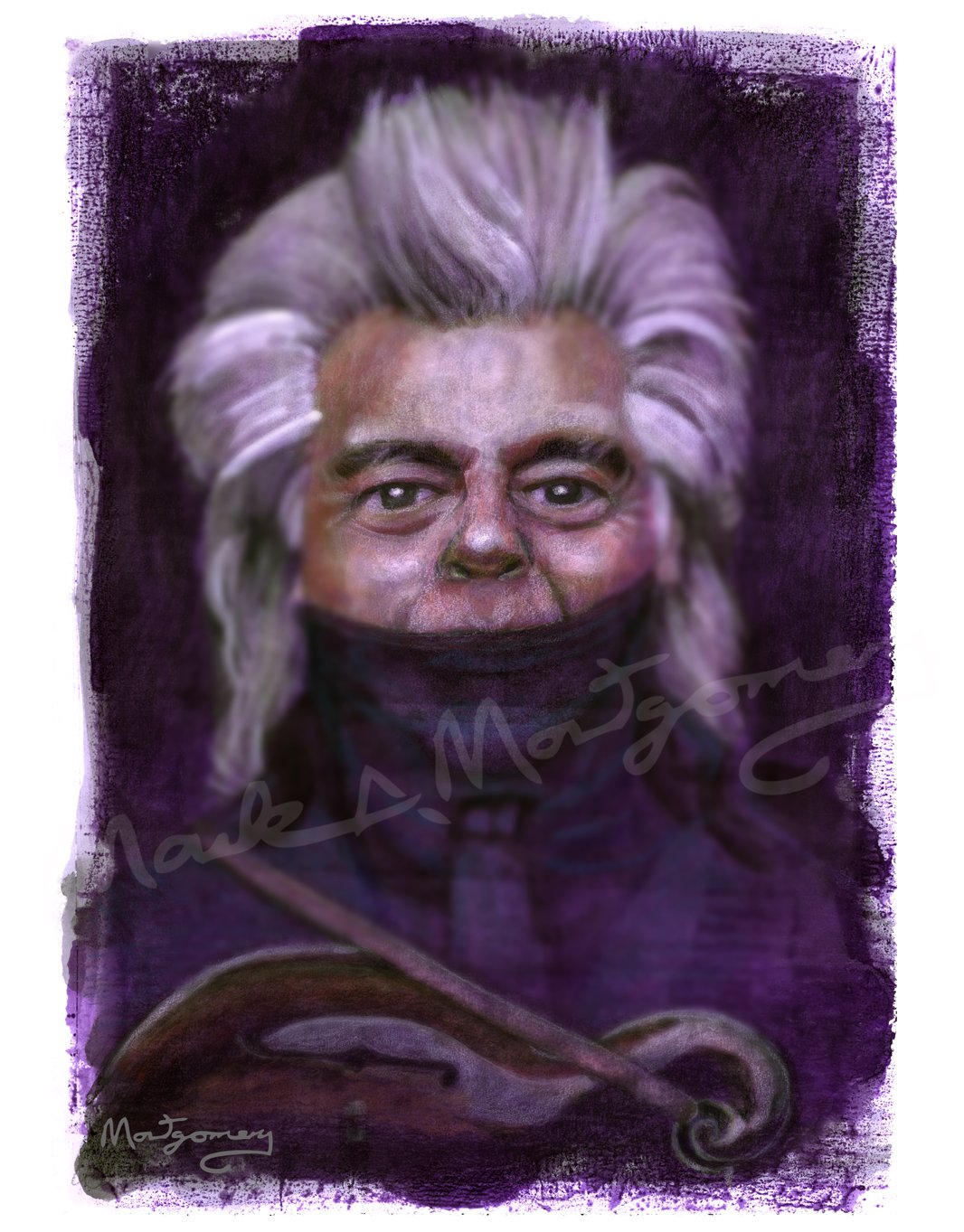 Marty Stuart 8x10 Fine Art Print by Mark A Montgomery