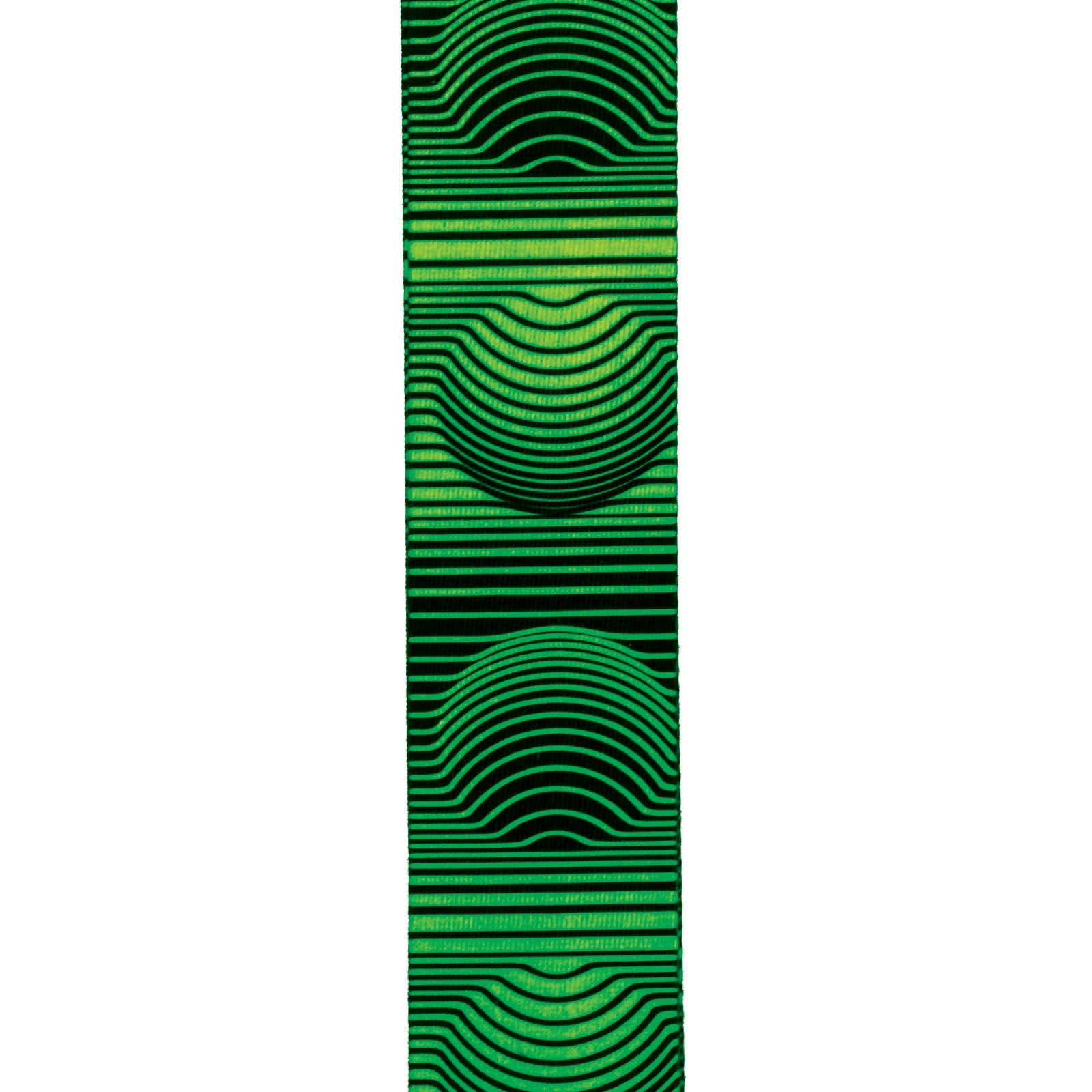 D'Addario/Planet Waves Polyester Guitar Strap Optical Art Green Orbs P20W1506