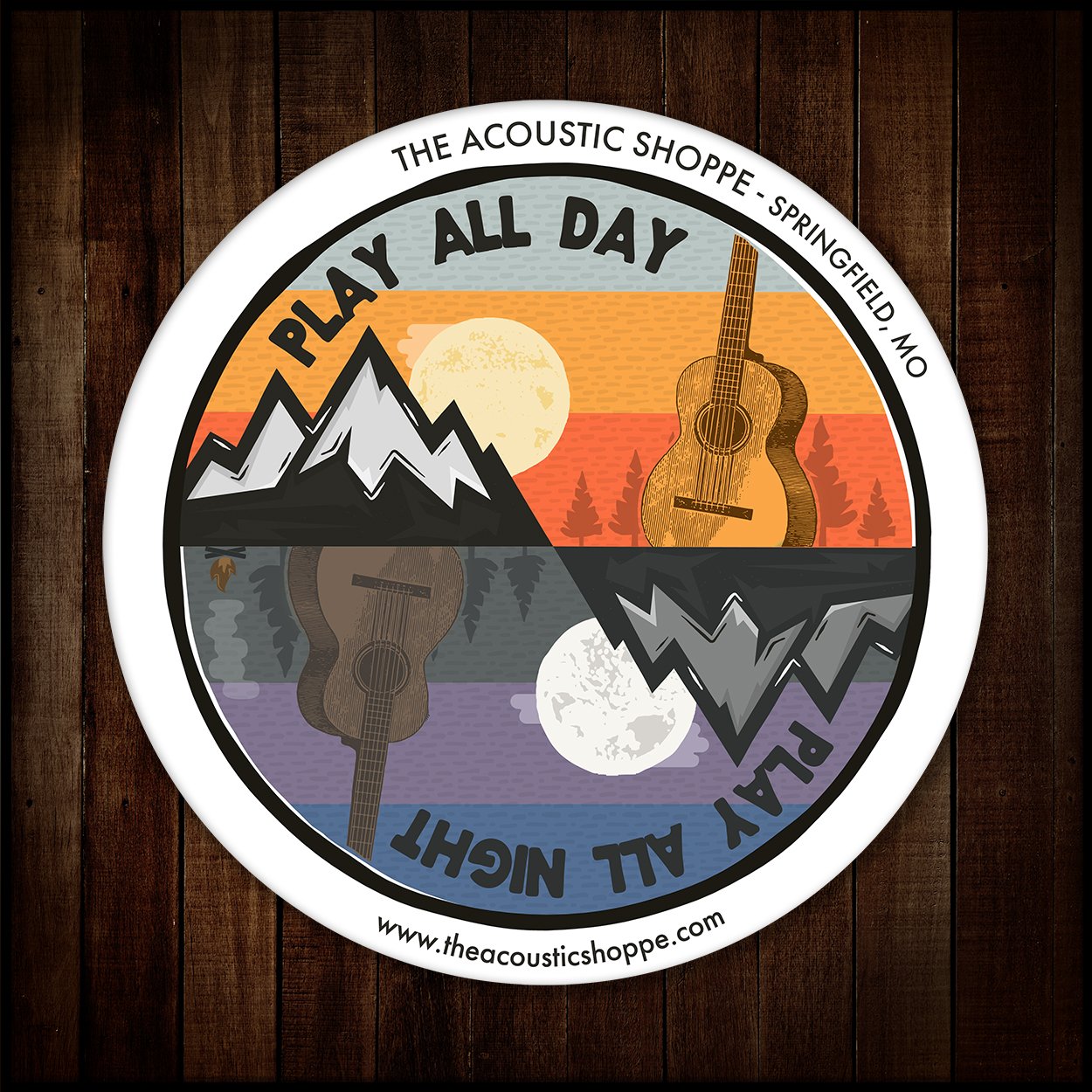 "Play All Day" Sticker
