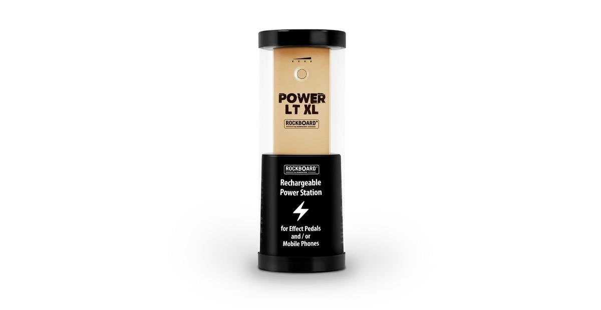 RockBoard Power LT XL (Gold) - Rechargeable Effects Pedal + Mobile Power Bank