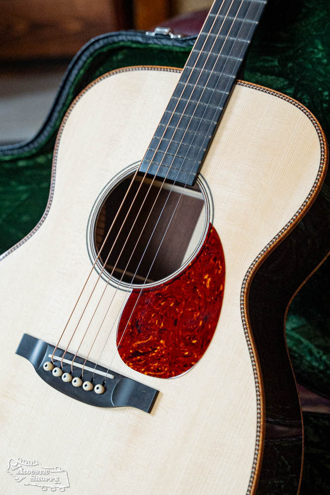 *Dread-Not Certified Floor Model* Bourgeois *Custom* Large Soundhole Signature OM Adirondack/Perfect Quarter-Sawn Madagascar Rosewood LSDBS-OM Acoustic Guitar #0422