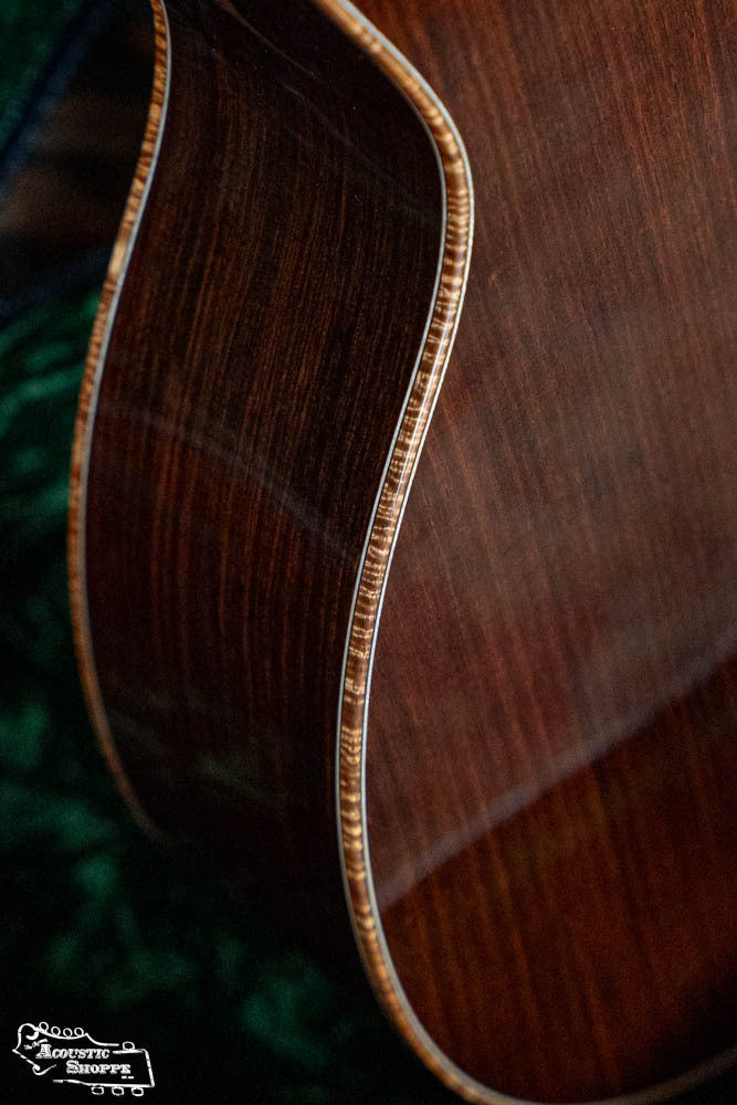 *Dread-Not Certified Floor Model* Bourgeois *Custom* Large Soundhole Signature OM Adirondack/Perfect Quarter-Sawn Madagascar Rosewood LSDBS-OM Acoustic Guitar #0422