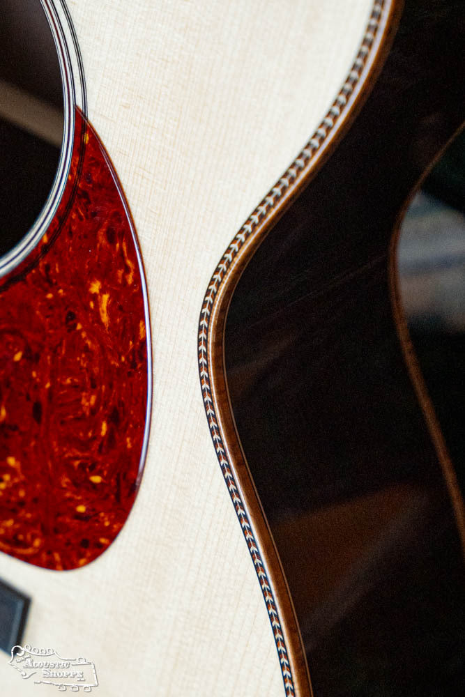 *Dread-Not Certified Floor Model* Bourgeois *Custom* Large Soundhole Signature OM Adirondack/Perfect Quarter-Sawn Madagascar Rosewood LSDBS-OM Acoustic Guitar #0422