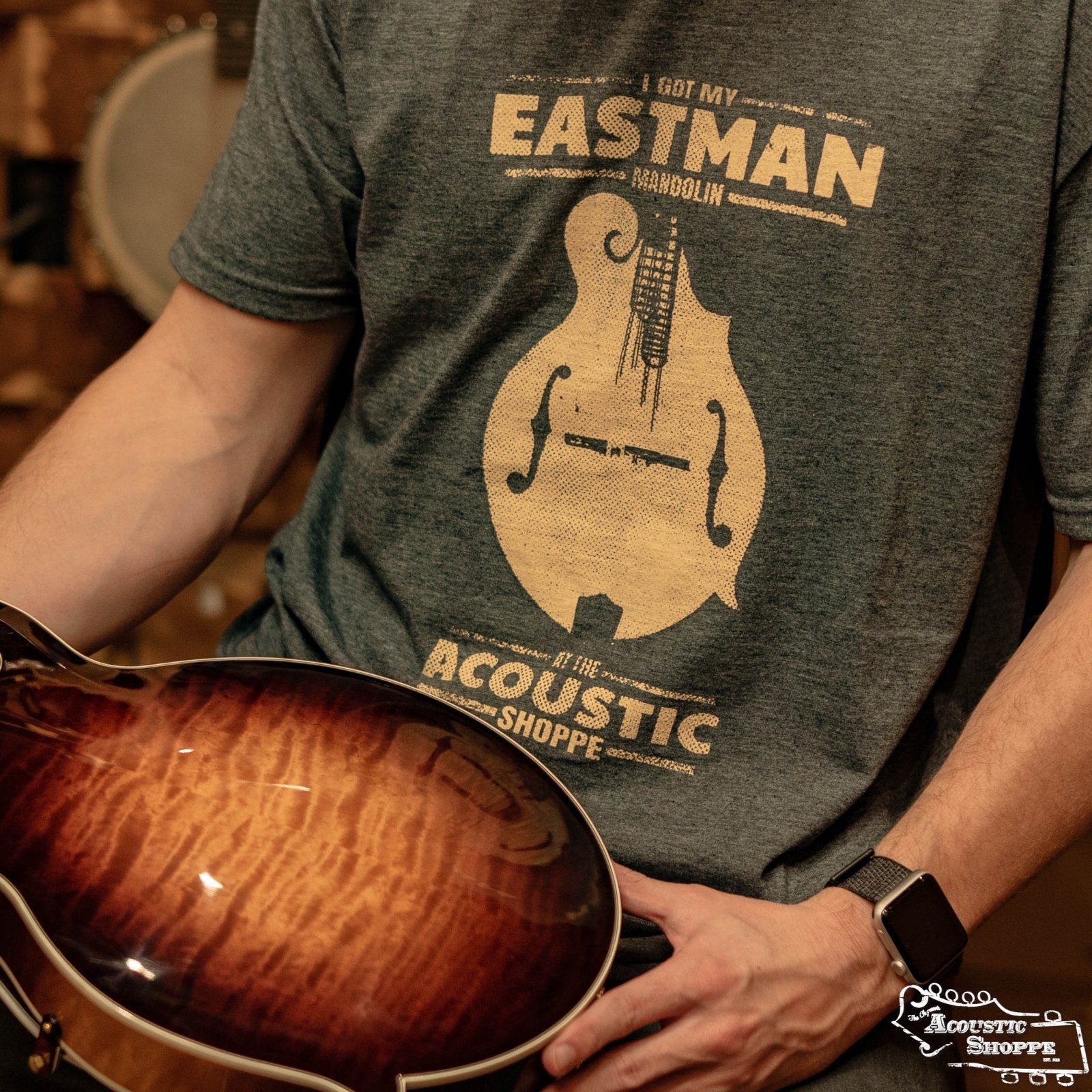 TAS "I Got my Eastman Mandolin at The Acoustic Shoppe" T-Shirt