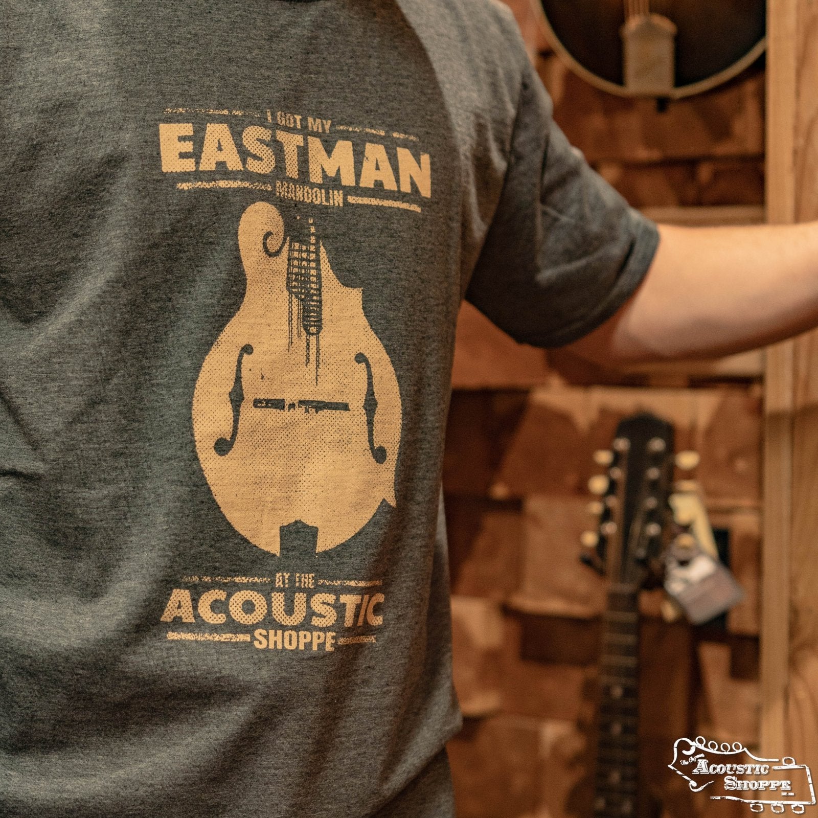 TAS "I Got my Eastman Mandolin at The Acoustic Shoppe" T-Shirt