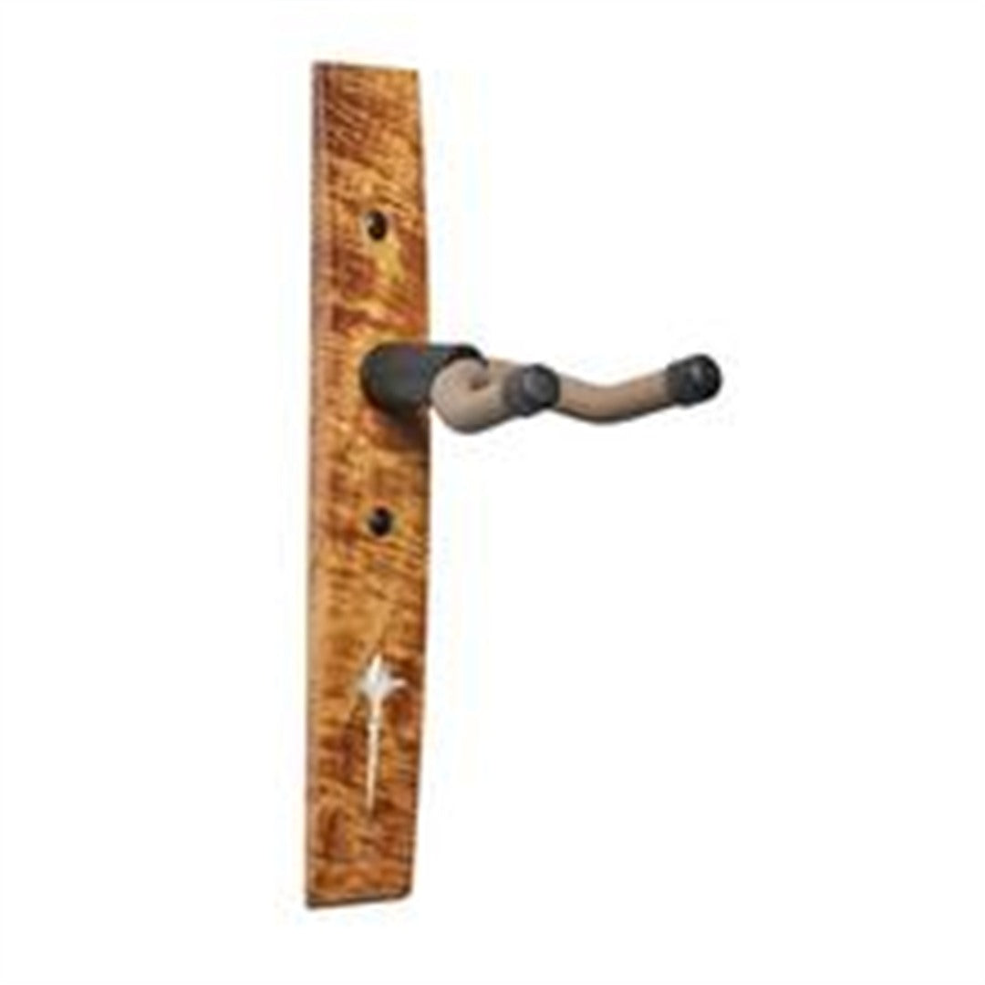 Nouveau Guitar Hanger, Koa, Italian Acrylic Inlay, White