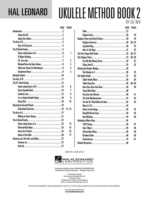 Ukulele Method Book 2 (HL00695949)