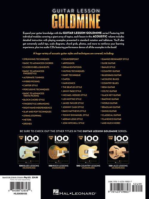 100 Acoustic Lessons (HL00696456)