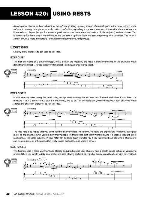 100 Rock Lessons (HL00696453)