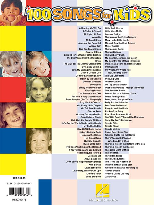 100 Songs for Kids (HL00702178)