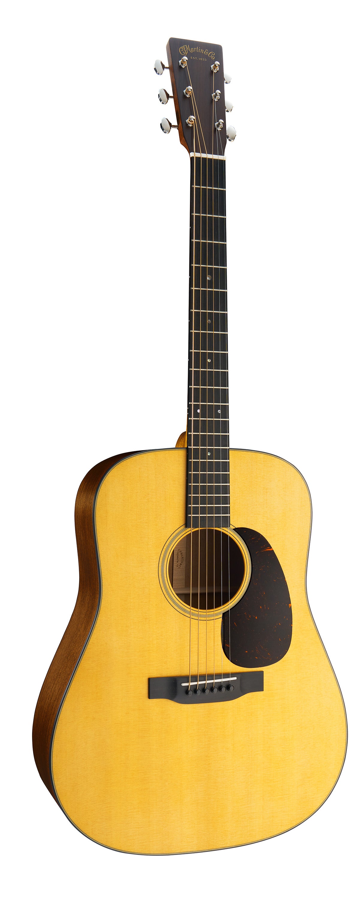 Martin D-18 Satin Dreadnought Acoustic Guitar — manufacturer photo, representative example only