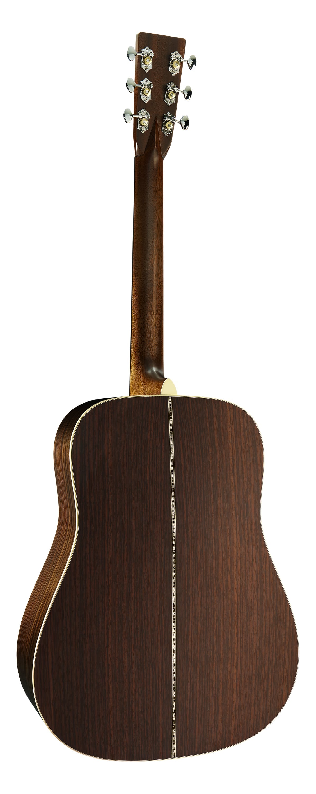 Martin HD-28 Dreadnought Acoustic Guitar back — manufacturer photo, representative example only