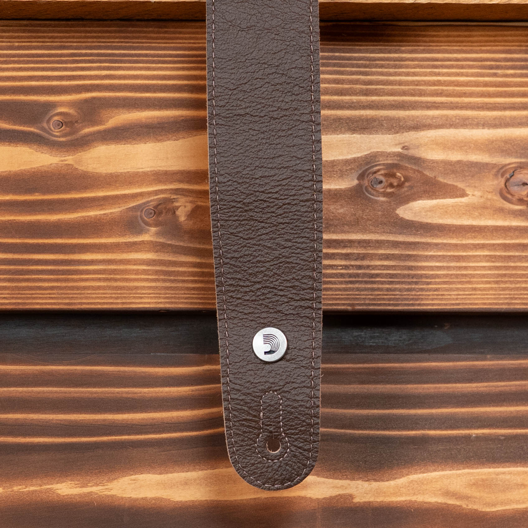 D'Addario Slim Garment Leather Guitar Strap