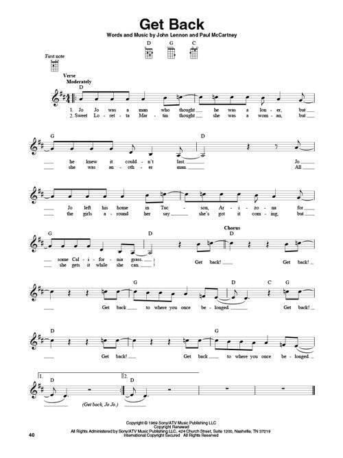 3-Chord Songs for Baritone Ukulele (G-C-D) Melody Chords and Lyrics for D-G-B-E Tuning (HL00156008)