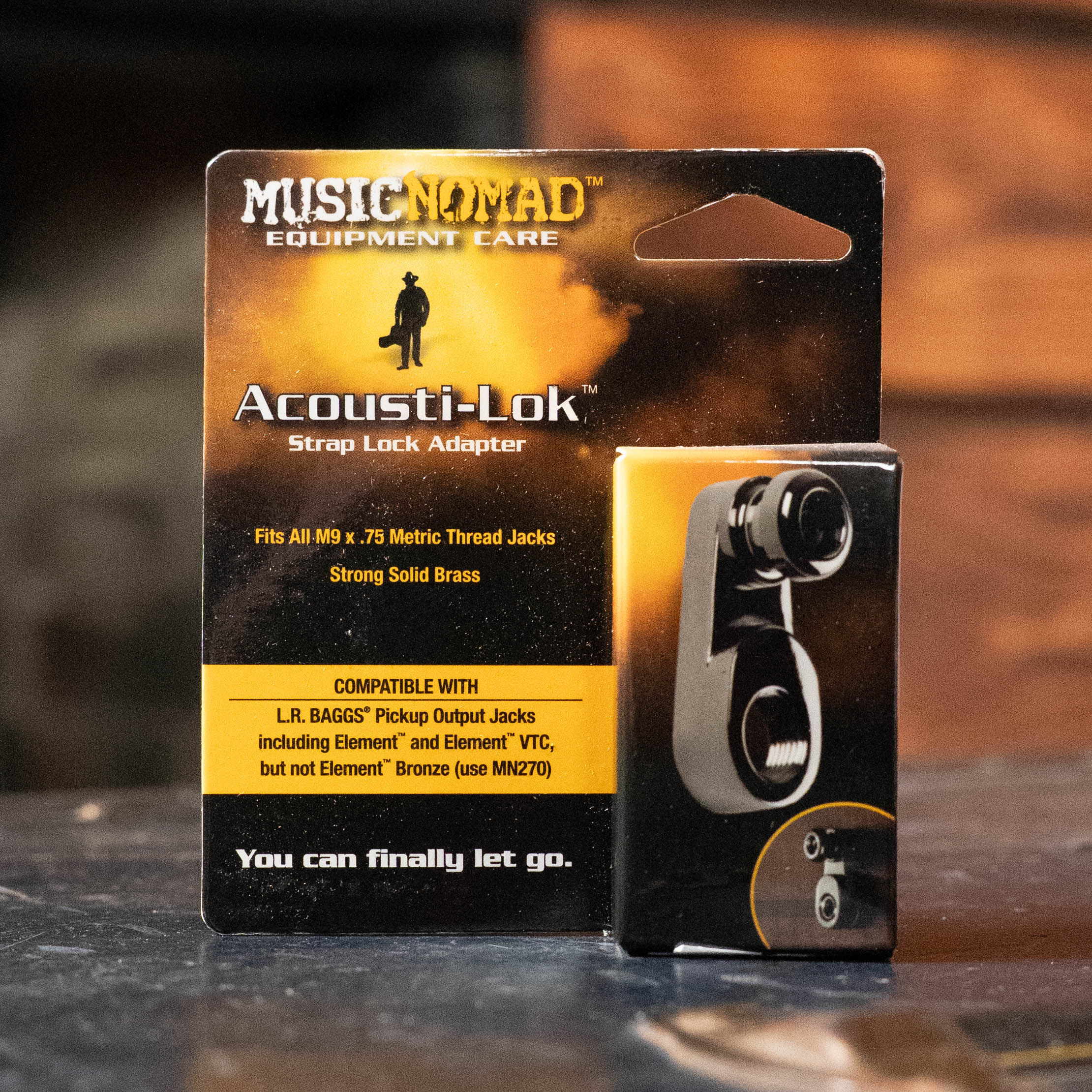 Music Nomad Acousti-Lok Strap Lock Adapter for Metric Output Jacks (MN271)