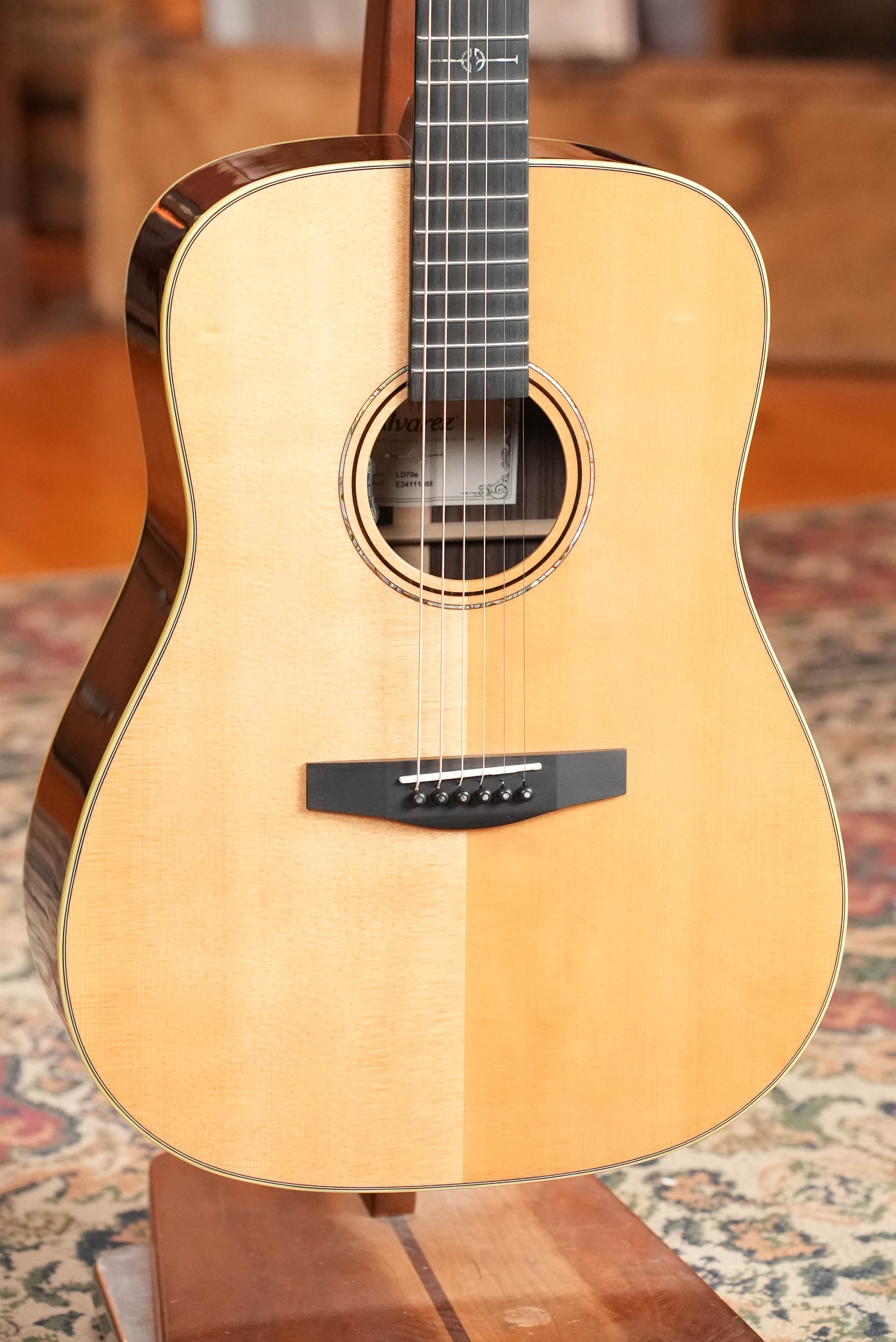 Alvarez LD70e Sitka/Rosewood Dreadnought Guitar w/LR Baggs Electronics #1868