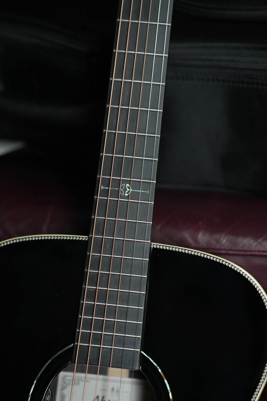 Alvarez Laureate LF70e OM Blacktop Acoustic-Electric Guitar #1478