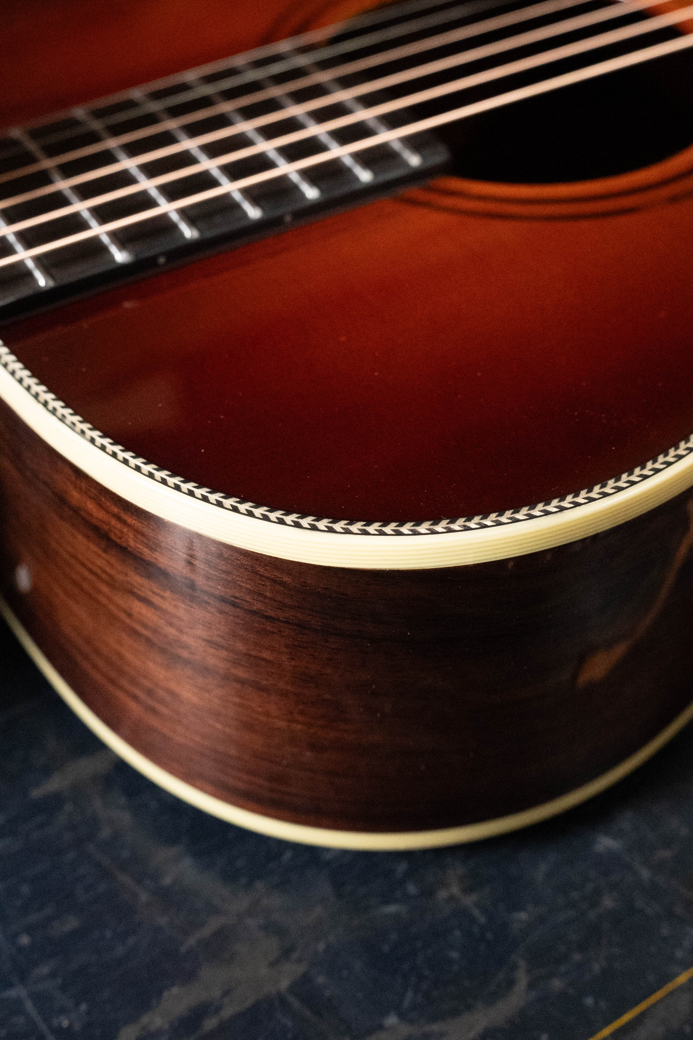 Alvarez Laureate LP70e Herringbone Sunset Sitka/East Indian Rosewood Parlor Guitar w/LR Baggs HiFi Pickup #2143