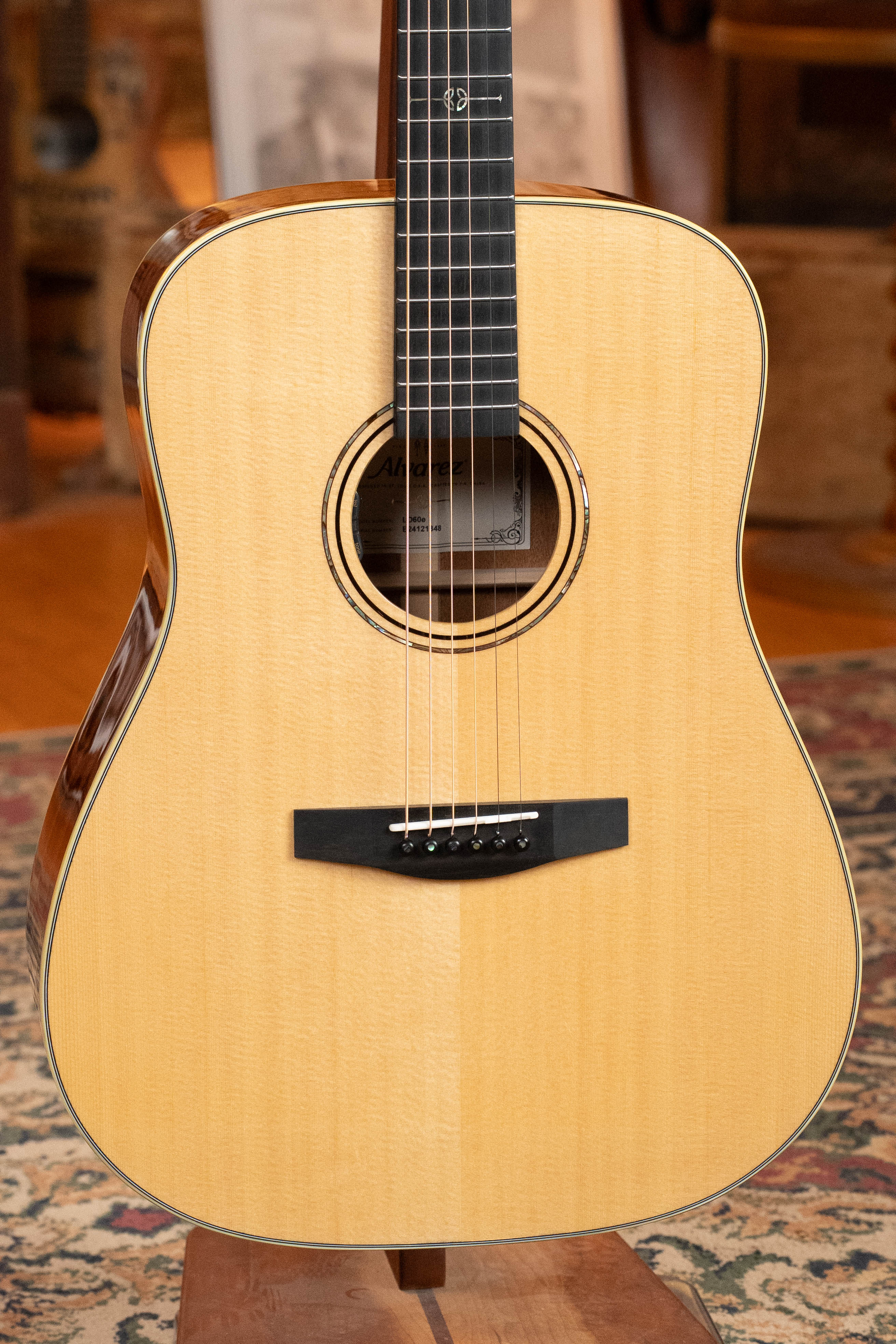 Alvarez Laureate Series LD60e Sitka/Mahogany Dreadnought Guitar w/LR Baggs Hifi Pickup #1848